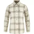 Fjällräven Övik Lite Flannel Shirt W L Chalk White - Fossil - Kauluspaidat - 7323451153402 - 1