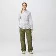 Fjällräven Övik Lite Flannel Shirt W L Chalk White - Fossil - Kauluspaidat - 7323451153402 - 3