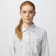 Fjällräven Övik Lite Flannel Shirt W L Chalk White - Fossil - Kauluspaidat - 7323451153402 - 8