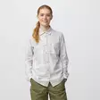 Fjällräven Övik Lite Flannel Shirt W L Chalk White - Fossil - Kauluspaidat - 7323451153402 - 6