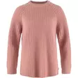 Fjällräven Övik Rib Sweater W S Dusty Rose - Stickade tröjor och ylletröjor - 7323451060472 - 1