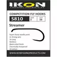 Ikon Competition Fly Hooks S810 2 - Väkäsettömät perhokoukut - 6430077071612 - 1