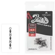 Mikado Jaws Triple Swivels 4,5cm 25kg 5kpl - Lukot ja leikarit - 5900637054672 - 1