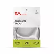 Scientific Anglers Absolute Trout Leader 9´ 1X (0,25mm) - Perhokalastus perukesiimat - 840309134002 - 2