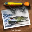 Spinning McTail Junior 8,5cm 30g Red Tiger - Hybrid Lures - 7340031023122 - 2