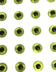 WTP 3D irtosilmä 3,2mm Chartreuse 20kpl - Kuulat, silmät, coneheadit - 3967923809462 - 1