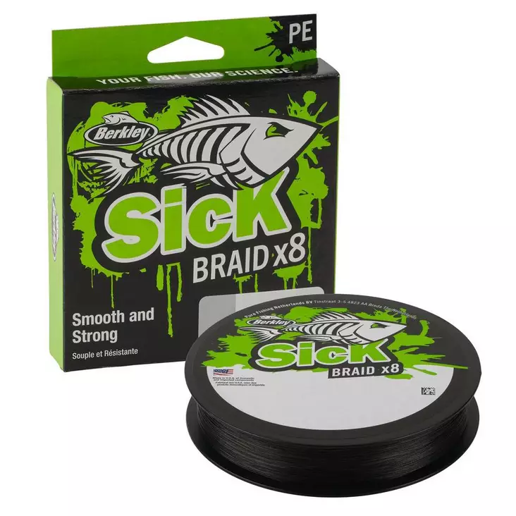 Berkley Sick Braid 150m Black 0,10mm - Kuitusiimat - 028632345382 - 1