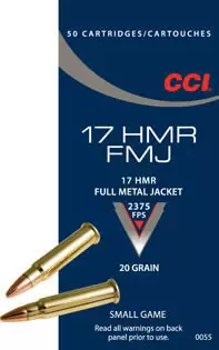 CCI .17 HMR FMJ 50st - .17 hmr - 076683000552 - 1
