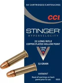 CCI .22LR Stinger 2,08g 50st - .22LR - 076683050502 - 1