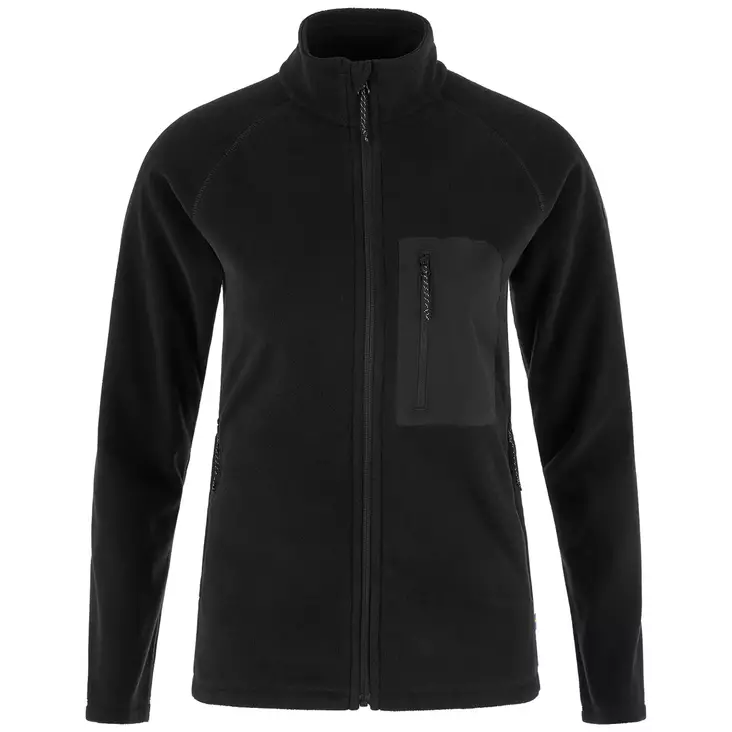 Fjällräven Kaipak Fleece W L Black-Black - Fleeces and Hoodies - 7323451202612 - 1