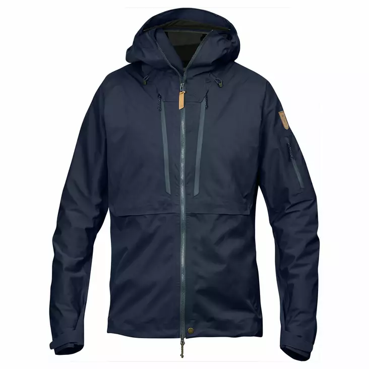 Fjällräven Keb Eco-Shell Jacket M Dark Navy L - Miesten Fjällräven takit - 7323450319472 - 1