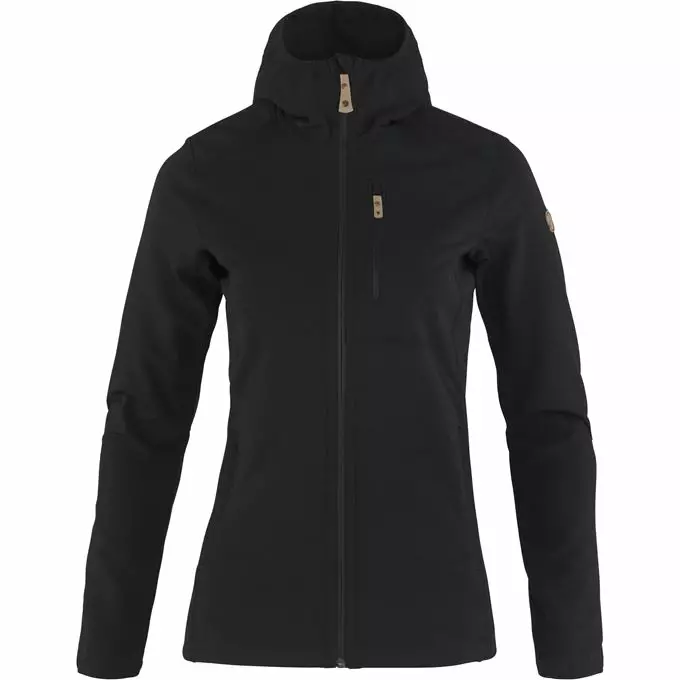 Fjällräven Keb Fleece Hoodie W Black L - Fleecet ja hupparit - 7323450701932 - 1