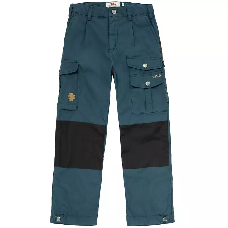 Fjällräven Kids Vidda Trousers 128 Mountain Blue - Lasten ulkoiluvaatteet - 7323450800932 - 1