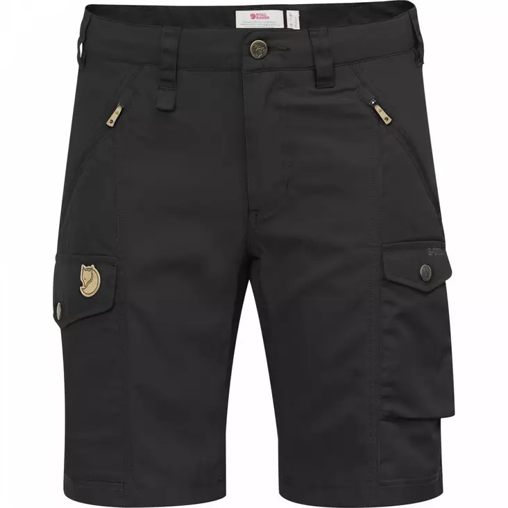 Fjällräven Nikka Shorts Curved Black W36 - Ulkoilushortsit - 7323450212742 - 1
