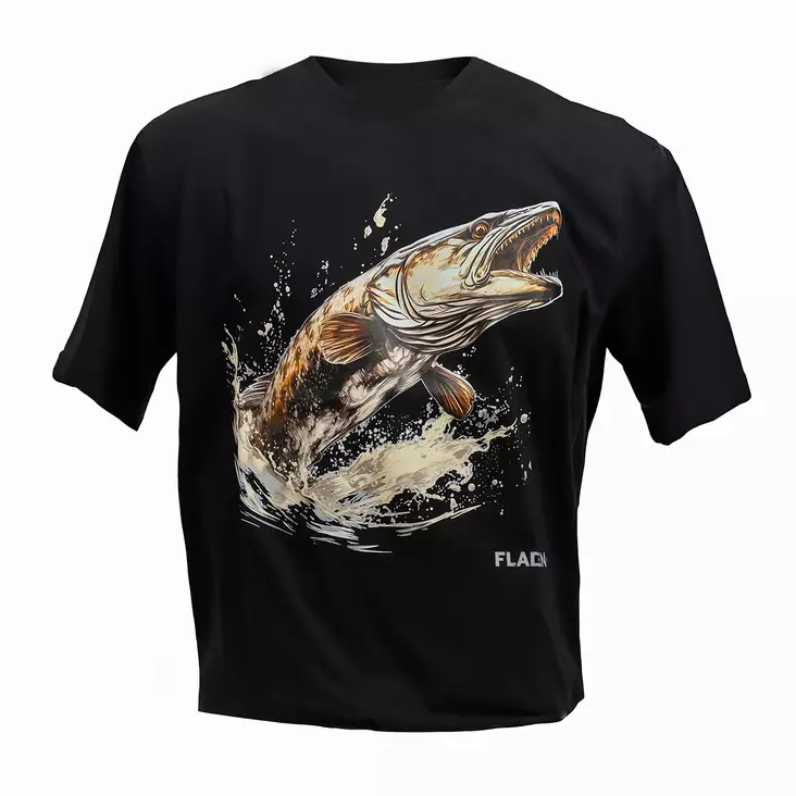 Fladen T-Shirt Pike Hunter S - T-Paidat - 7333109045782 - 1