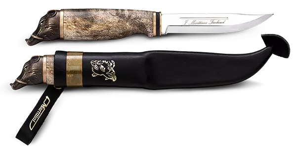 Marttiini Villisikapuukko Puulaatikossa - Knivar, yxor och knivvässare - 6416885327202 - 1