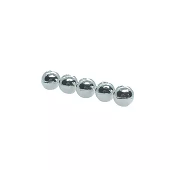 Medium Slotted Tungsten Beads Silver 2,5mm - Kulor - 8720959500995 - 1