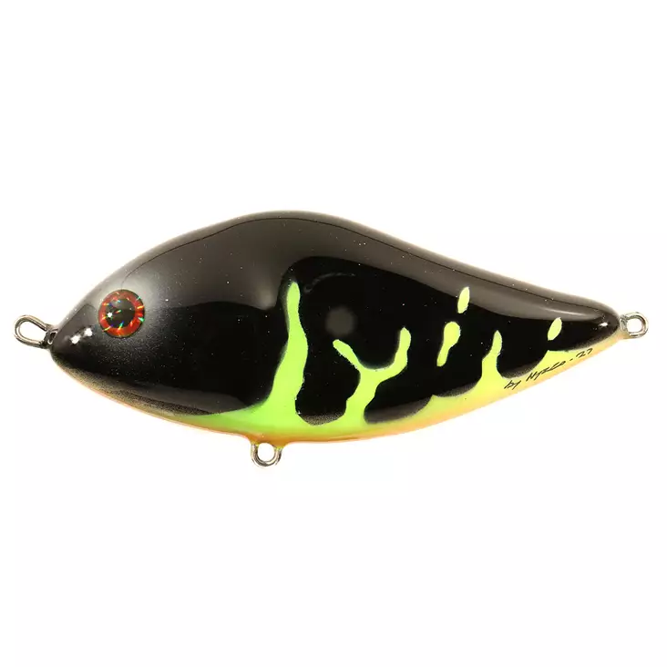 Salmo Slider 12cm 70g Sinking Nyzzo Edition Black Pike - Jerkbeten - 4545457417422 - 1