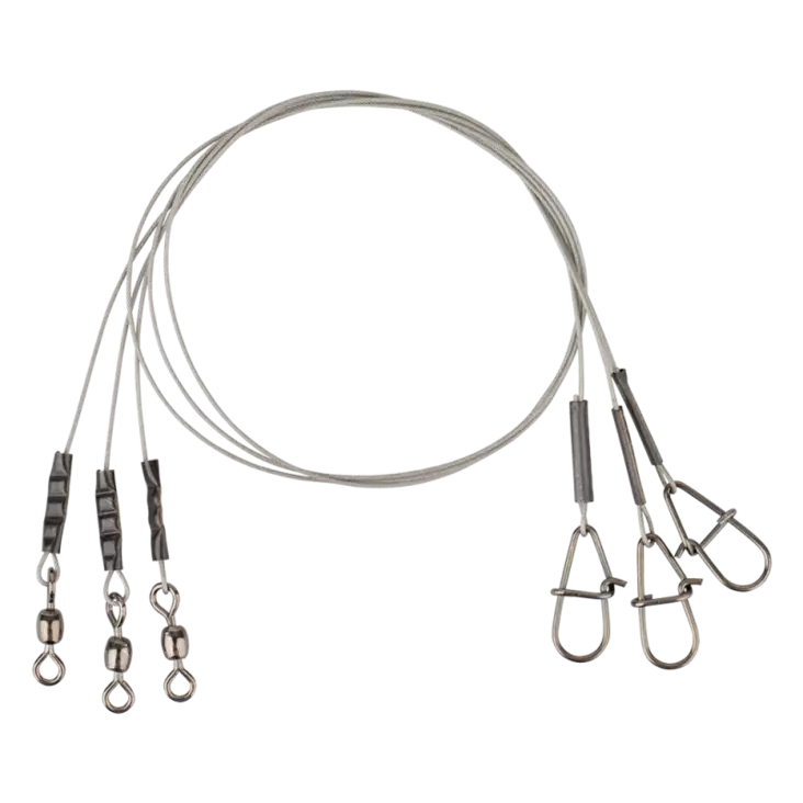 Savage Gear Carbon 49 Trace Swivel/Needle 30cm 11kg 3kpl - Heittokalastus perukkeet - 5706301548672 - 1