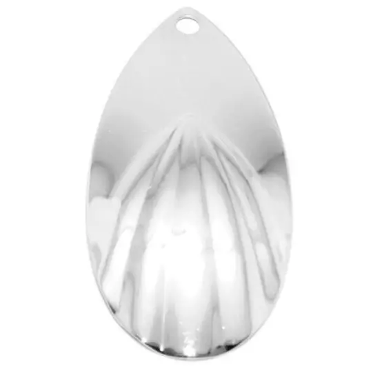 Spinnerblade Fluted Nickel-#4 (38mm) 1kpl - Spinnerbait osat - 3954684318632 - 1