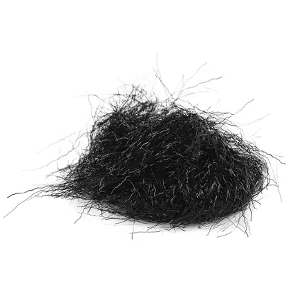 Hareline Ripple Ice Fiber Black - Synteettiset perhonsidontamateriaalit - 762820162503 - 1