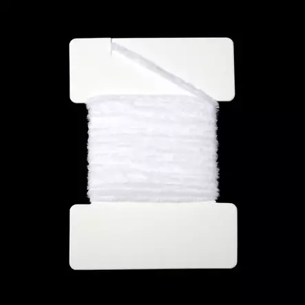 Textreme Round Chenille 2mm 3m White - Perhon runkomateriaalit - 8053017457543 - 1