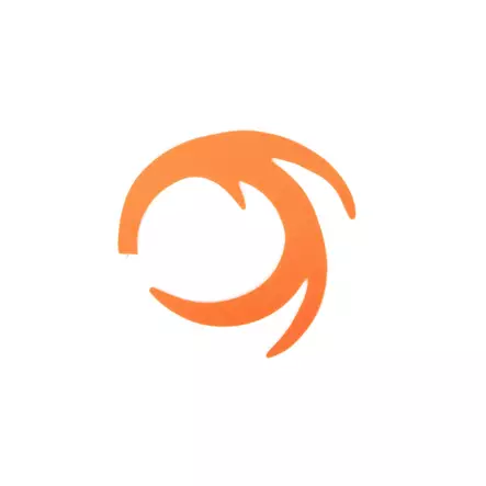 Pacchiarinis Dragon Tails M Fluo Orange - Haukiperhon sidonta - 7340009350403 - 1