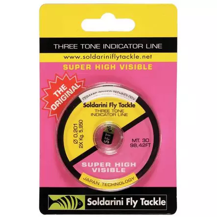 Soldarini Three Tone Indicator Line 0,251mm - Nymph Lines & Indicators - 8059016752443 - 1