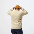 Fjällräven Logo Knit Sweater M L Light Beige - Stickade tröjor och ylletröjor - 7323451199523 - 4