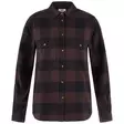Fjällräven Övik Heavy Flannel Shirt W L Black Oak - Black - Kauluspaidat - 7323451207983 - 1