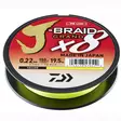 Daiwa J-Braid Grand X8 Chartreuse 135m 0,10mm 7kg sis. kuitusiimasakset - Flätlinor - 043178611173 - 3