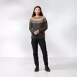 Fjällräven Övik Knit Sweater Fossil-Suede Brown W S - Villapaidat ja neuleet - 7323451210563 - 3