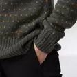 Fjällräven Övik Knit Sweater Fossil-Suede Brown W S - Villapaidat ja neuleet - 7323451210563 - 8