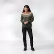 Fjällräven Övik Knit Sweater Fossil-Suede Brown W S - Villapaidat ja neuleet - 7323451210563 - 6