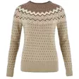 Fjällräven Övik Knit Sweater Fossil-Suede Brown W S - Villapaidat ja neuleet - 7323451210563 - 1