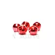 Ikon 3mm Metallic red slotted diamond tungsten beads 20pc - Perhokuulat - 3957446136473 - 2