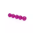 Medium Slotted Tungsten Beads Metallic Pink 2,5mm - Kulor - 8720959501442 - 1