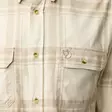 Övik Lite Flannel Shirt M Laurel Green - Chalk White L - Skjortor - 7323451114403 - 10