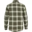 Övik Lite Flannel Shirt M Laurel Green - Chalk White L - Skjortor - 7323451114403 - 2