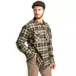 Pinewood Härjedalen Shirt Moss Green/H.Olive M - Skjortor - 7331090380813 - 3
