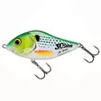 Salmo Slider 12cm 70g Sinking Holographic Green Striper - Jerkbeten - 5903766991153 - 1