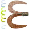Svartzonker BigTail Twin 2-pack C1 Chartreuse - Hybrid Lures - 7340031011693 - 2