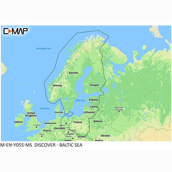 C-Map Discover Baltic Sea M-EN-Y055-MS - Kartat - 9420064105533 - 1