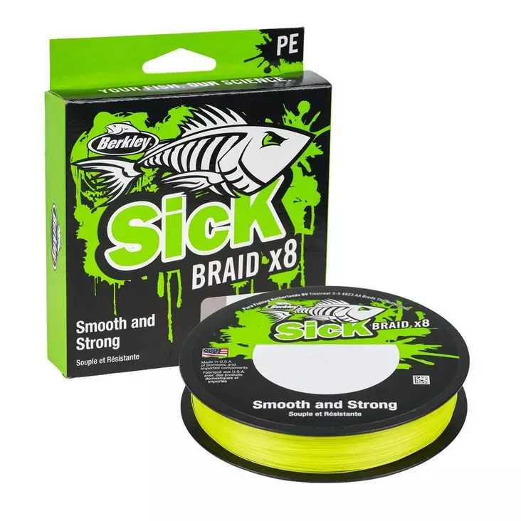 Berkley Sick Braid 150m Flame Green 0,08mm - Kuitusiimat - 028632982303 - 1