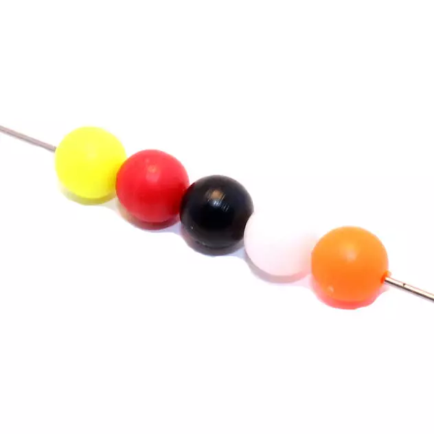 Deluxe Plastic Beads 8mm Black 5kpl - Spinnerbait osat - 3954684322373 - 1
