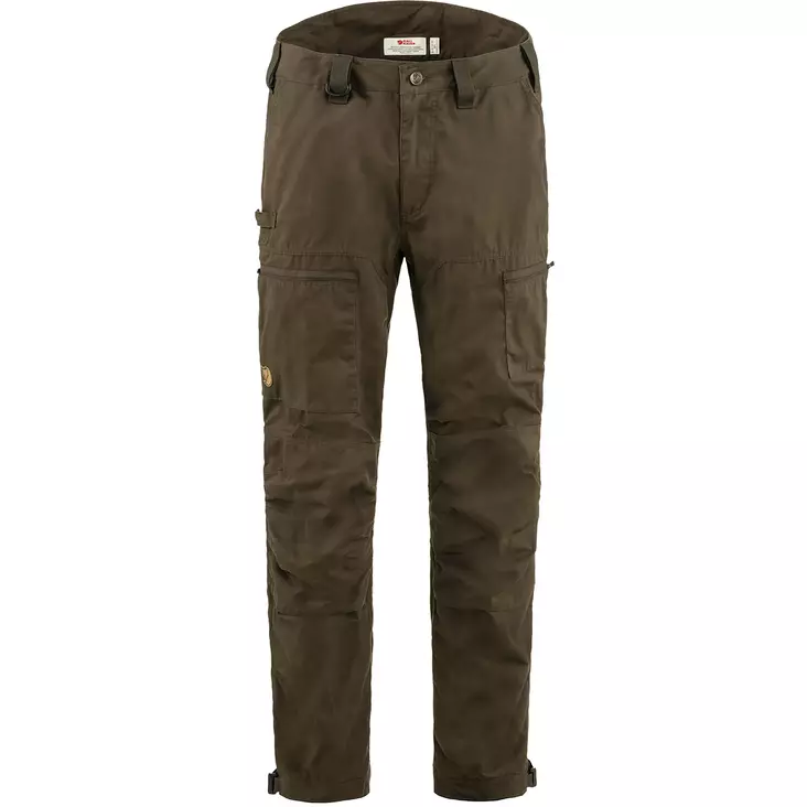 Fjällräven Drev Hybrid Trousers Dark Olive 46/R - Metsästyshousut - 7323451052903 - 1