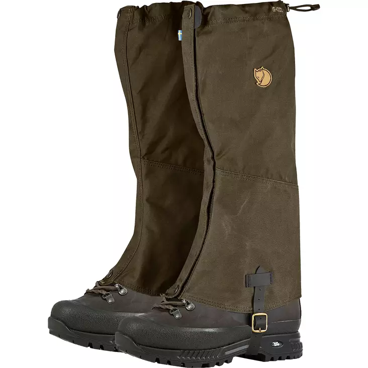 Fjällräven Singi Gaiters Dark Olive L/XL - Vyöt, henkselit ja säärystimet - 7323450076993 - 1