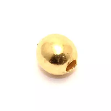 Hollow Beads Polish Brass 3.2mm (ID 1.21mm) 5kpl - Spinnerbait osat - 3954684321083 - 1