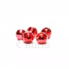 Ikon 3mm Metallic red slotted diamond tungsten beads 20pc - Perhokuulat - 3957446136473 - 1
