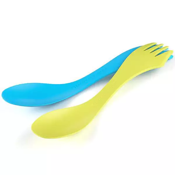 Light My Fire Spork Large 2-pack Lime+Cyan - Kuksat ja aterimet - 7331423008483 - 1